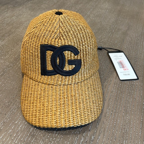 Dolce & Gabbana Logo-Embroidered Interwoven Cap